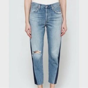 Citizens of Humanity Liya High Rise Classic Fit Crop Jeans
